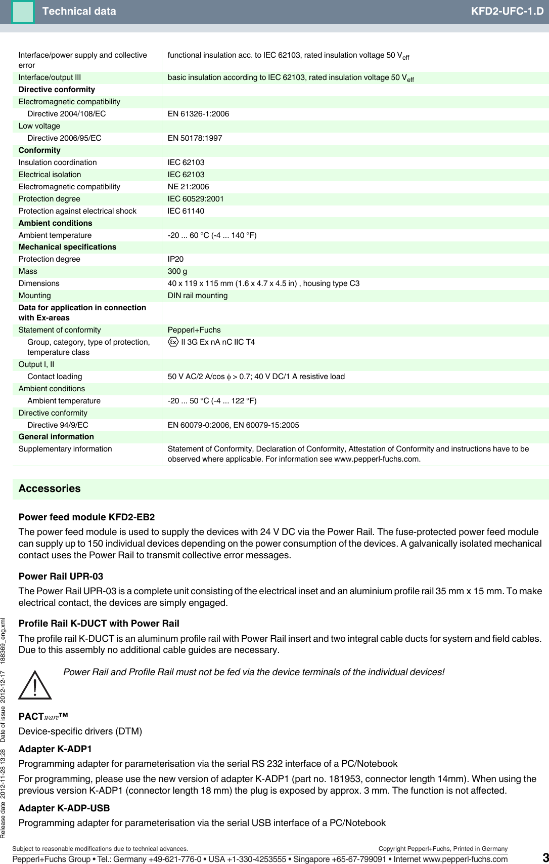 Page 3 of 3 - Product Detail Manual 