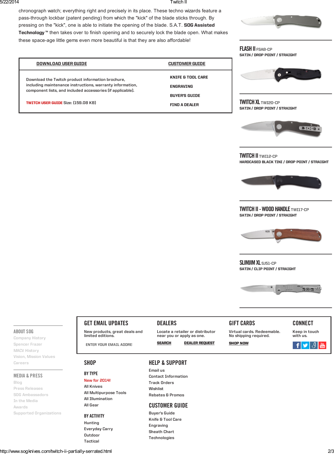 Page 2 of 3 - Product Detail Manual