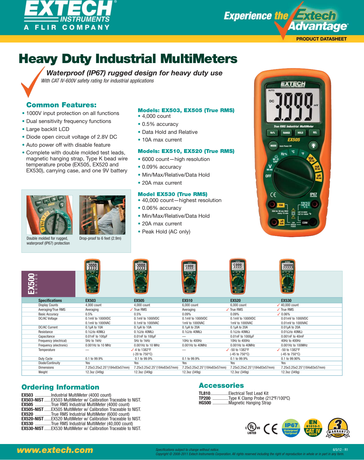 Page 1 of 1 - EX500seriesdata  Brochure