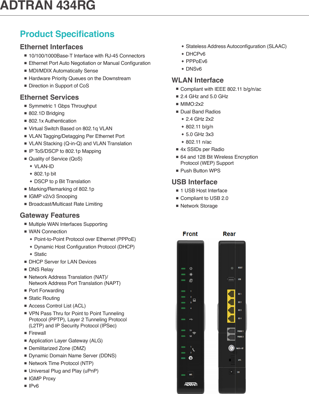 Page 2 of 4 - 61287782F1-8 ADTRAN 434RG