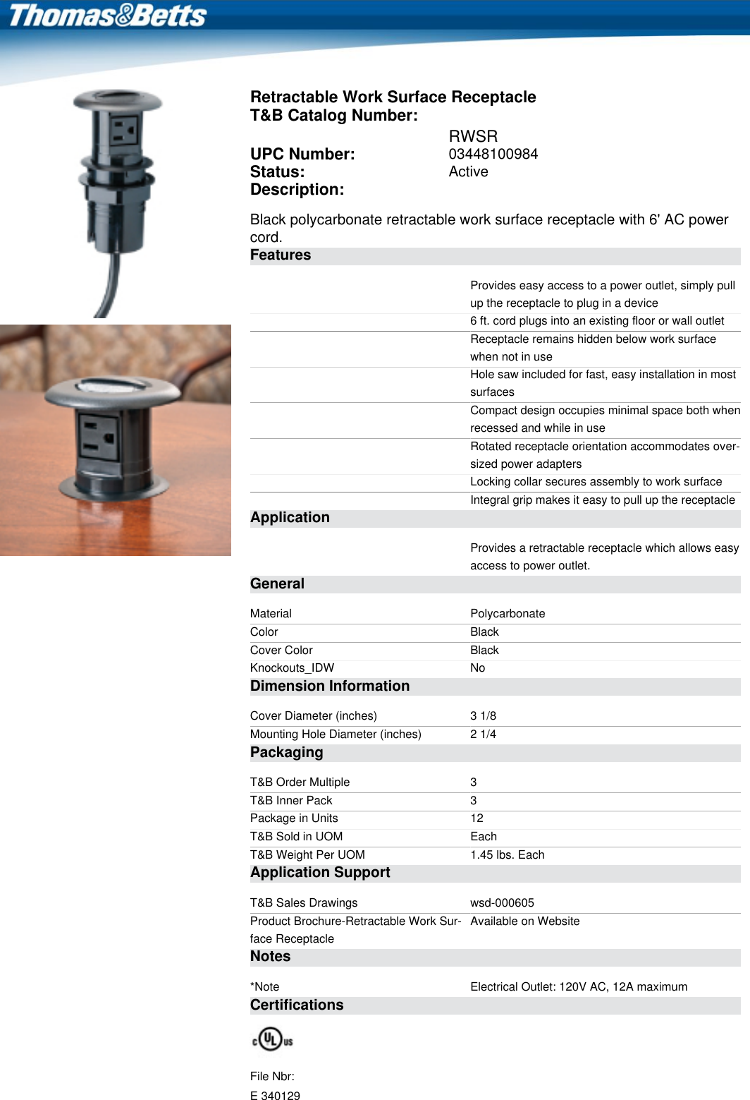 Product Detail Manual