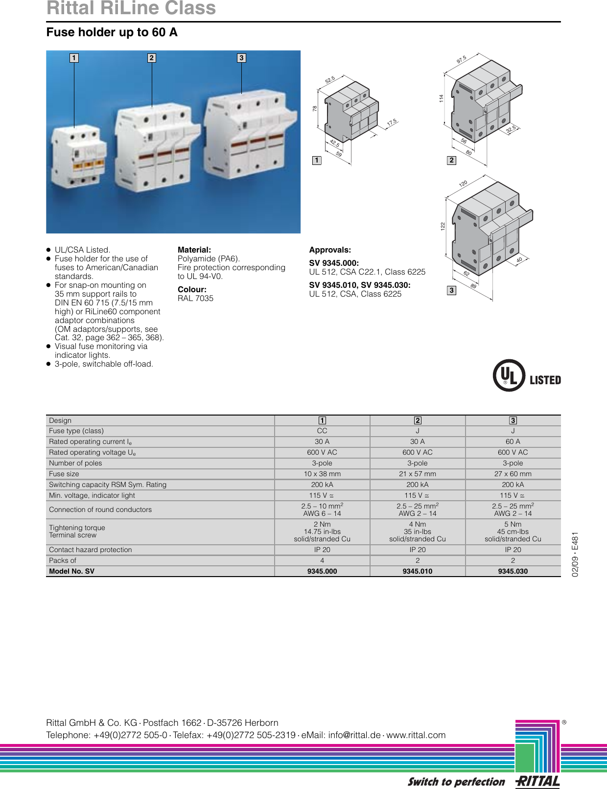 Page 8 of 8 - Rittal - RiLine Class And NH  Brochure