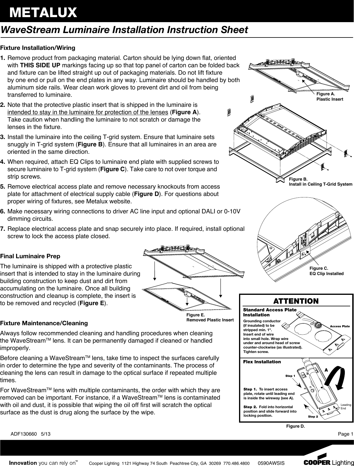 Page 1 of 2 - Installation Directions