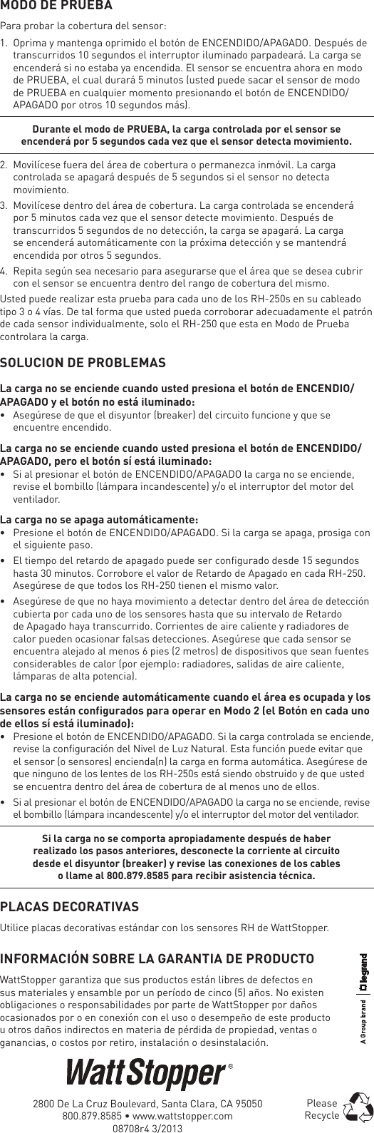 Page 12 of 12 - Installation Directions