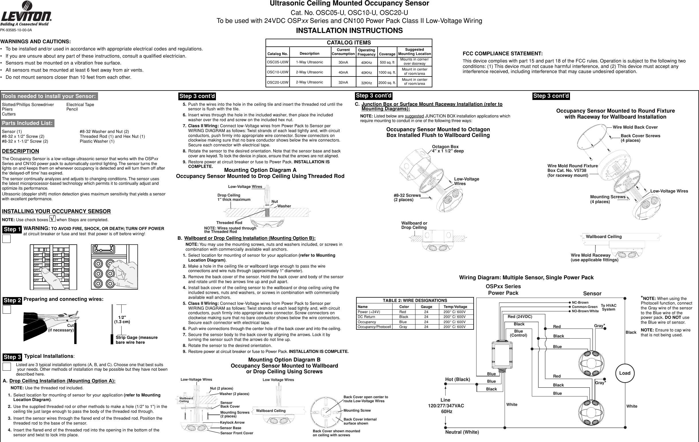 Page 1 of 2 - DI-000-ACI06-00A  Installation Directions