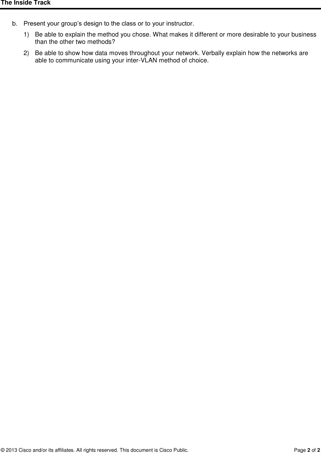 Page 2 of 2 - 6.4.1.1 The Inside Track Instructions