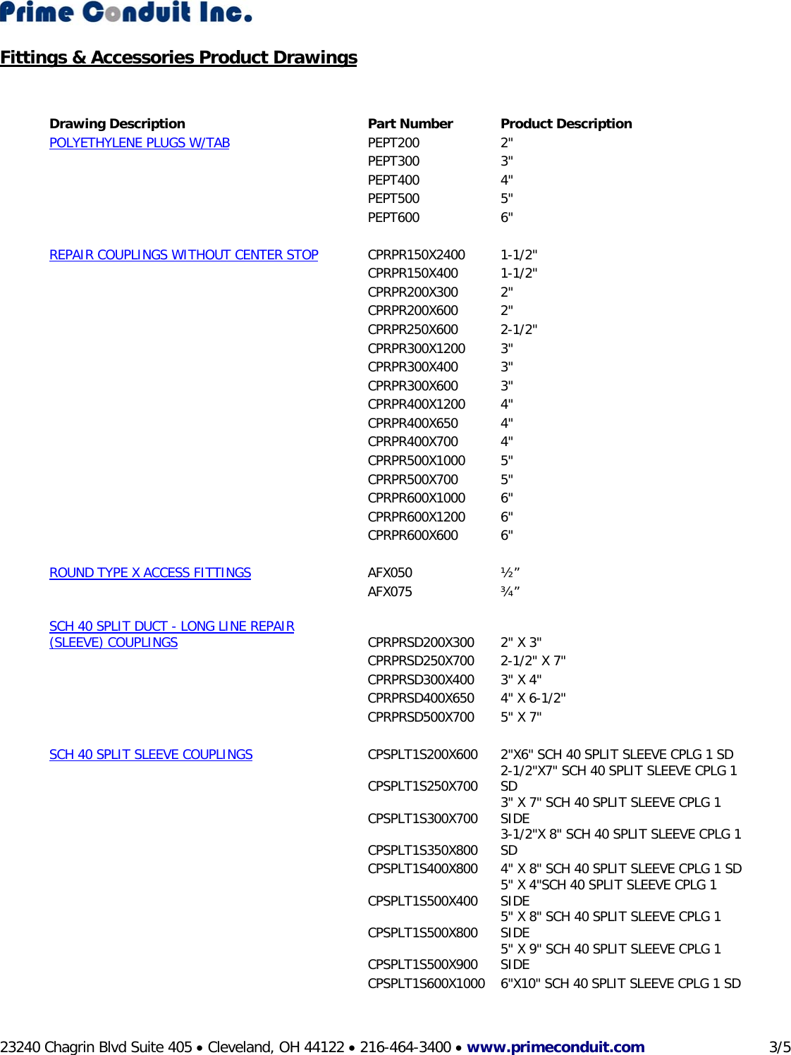 Page 3 of 5 - Bore-Gard Product Drawings