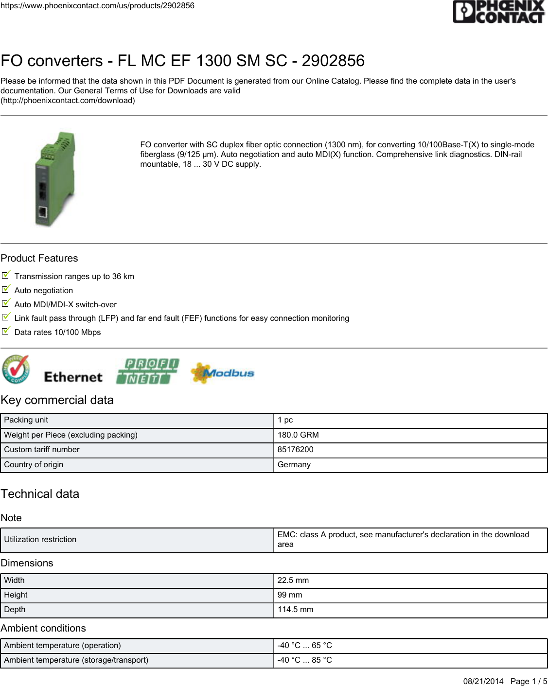 Page 1 of 5 - ItemDetails