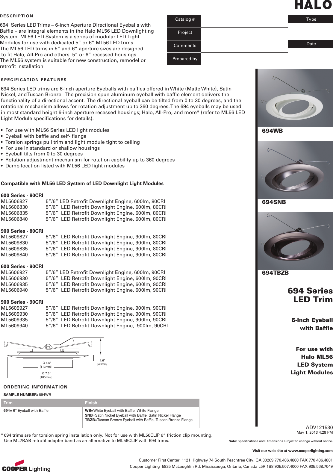 Product Detail Manual