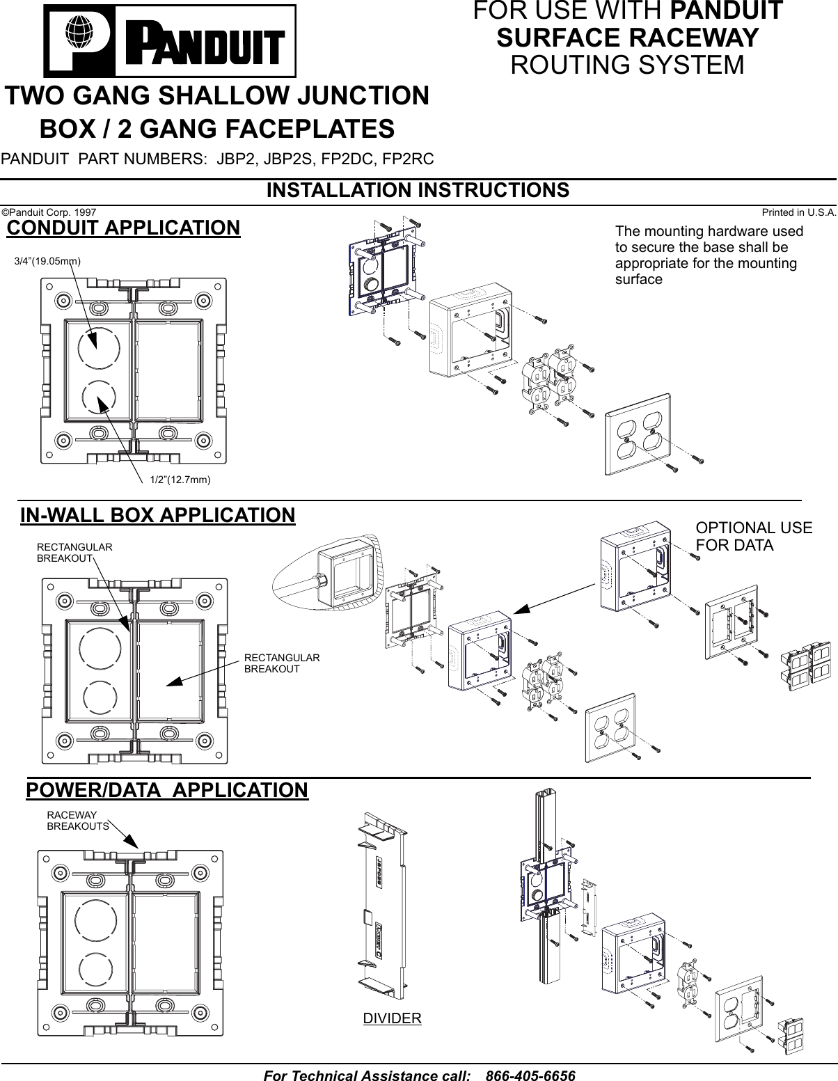 Page 1 of 2 - RW09E_REVF  Installation Directions