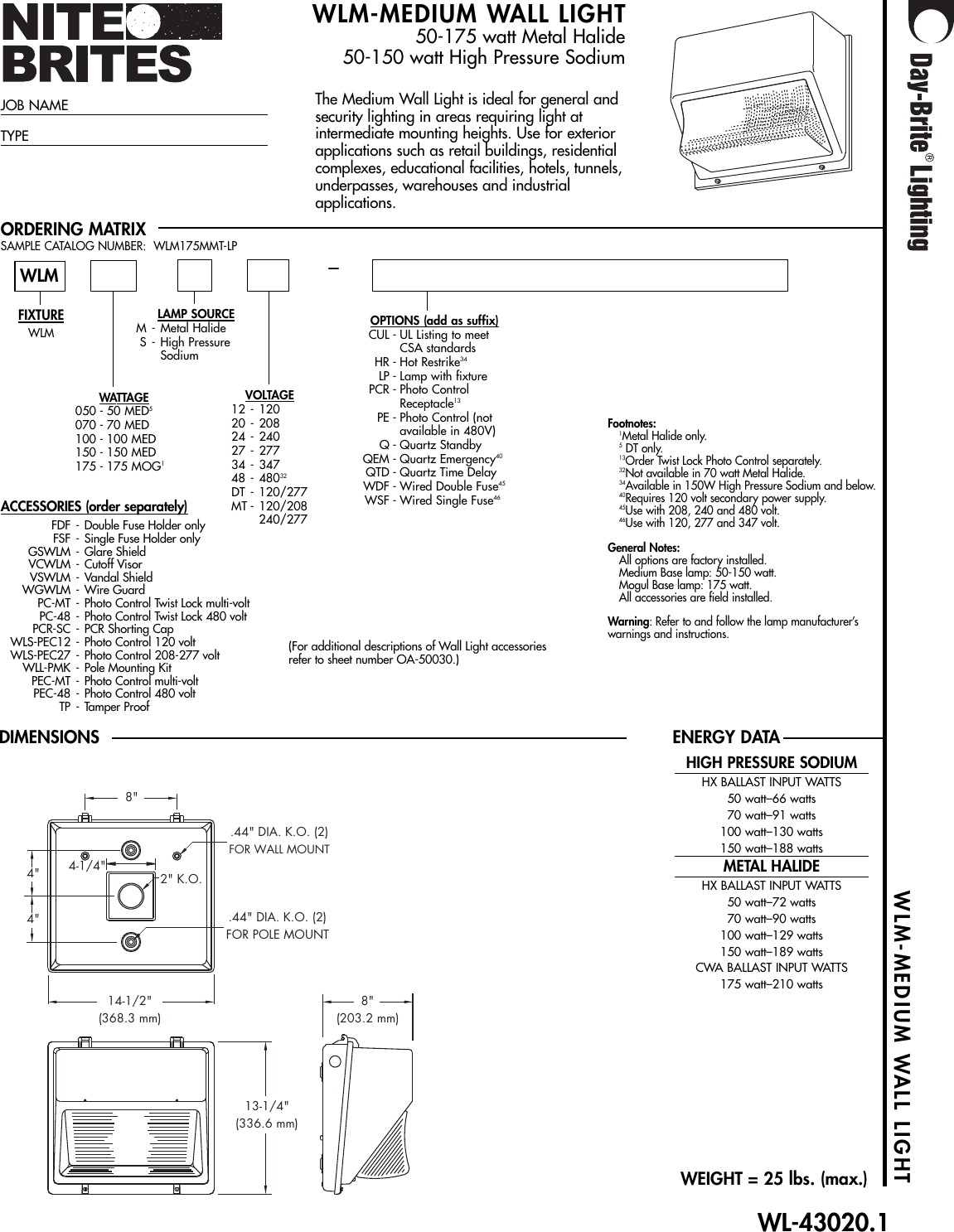 Page 1 of 2 - Product Detail Manual