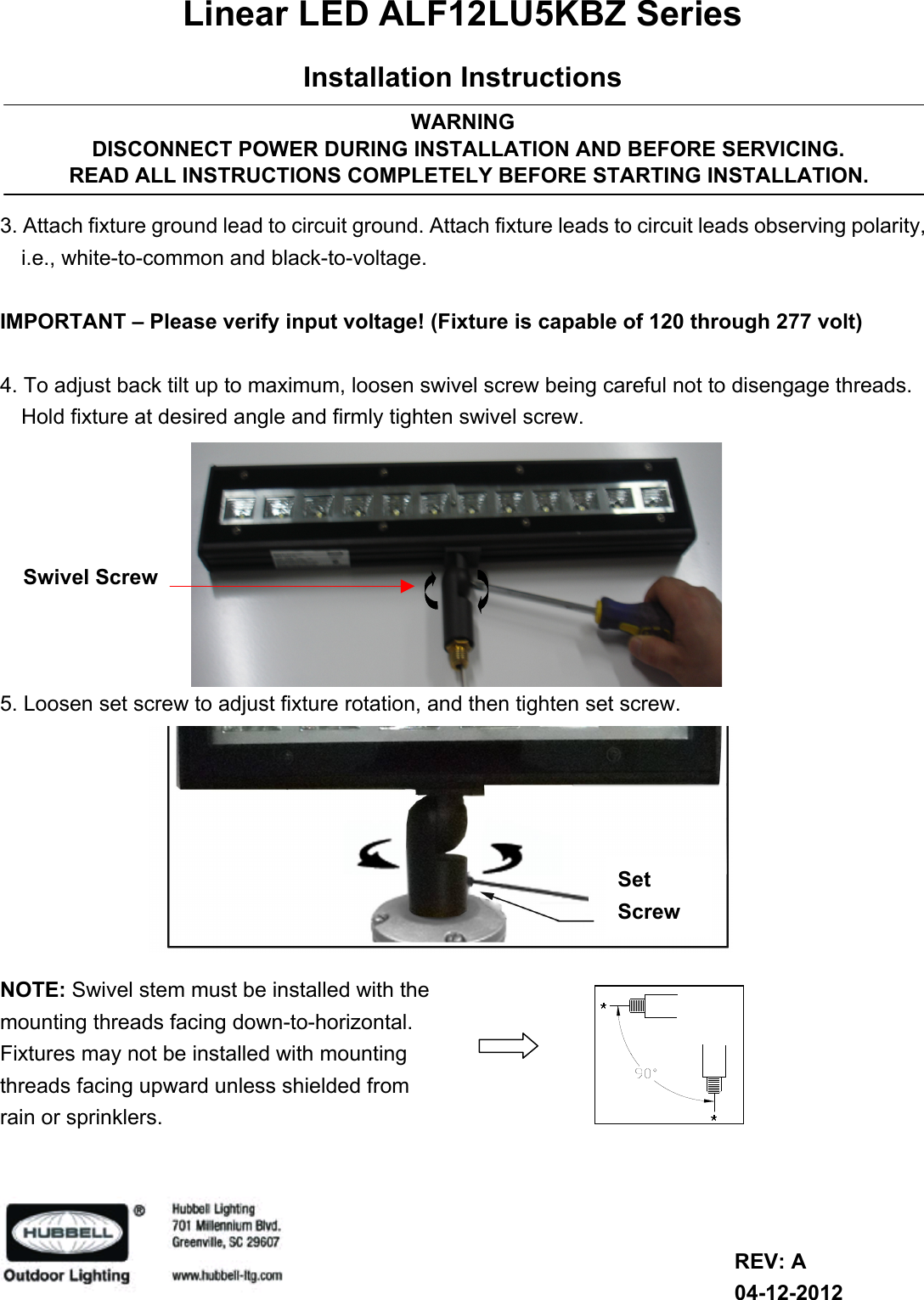 Page 2 of 2 - Installation Instructions ALF12LU5KBZ  683976-Installation