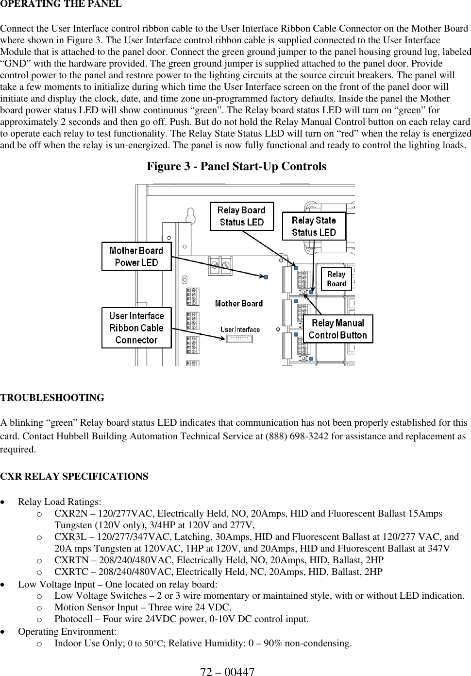 Page 4 of 4 - CX_LightingControlRelayInstructions012611  Installation Directions