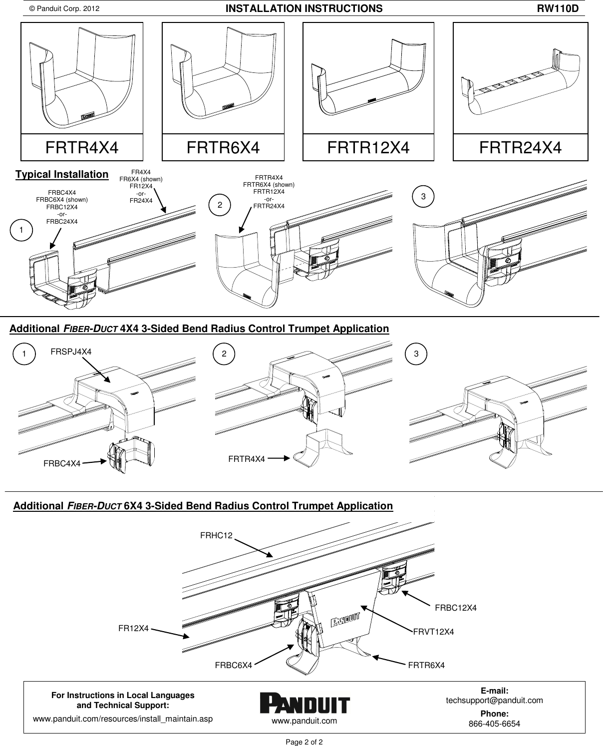 Page 2 of 2 - Installation Directions