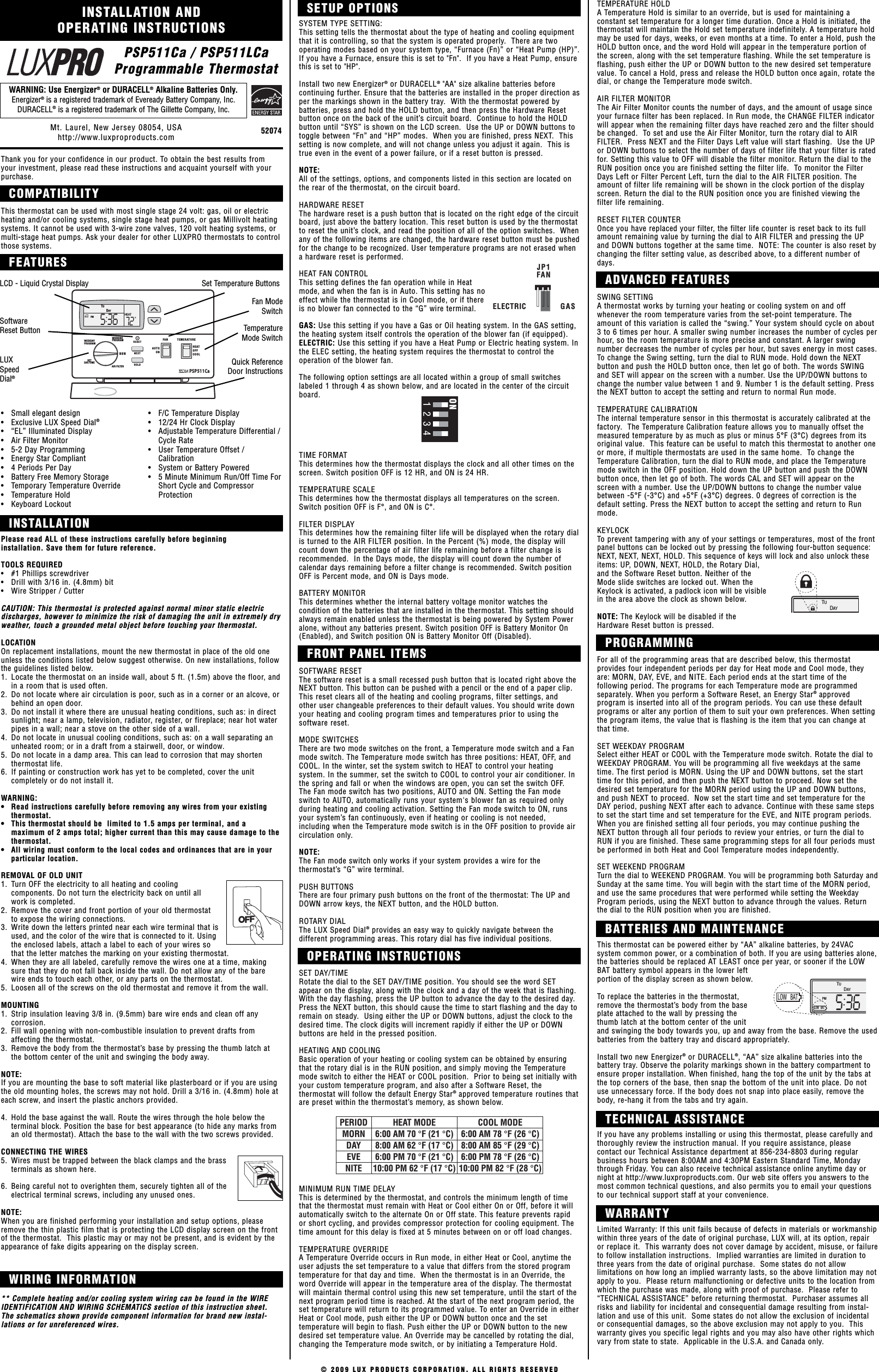 English 3 Column 700520 Instructions