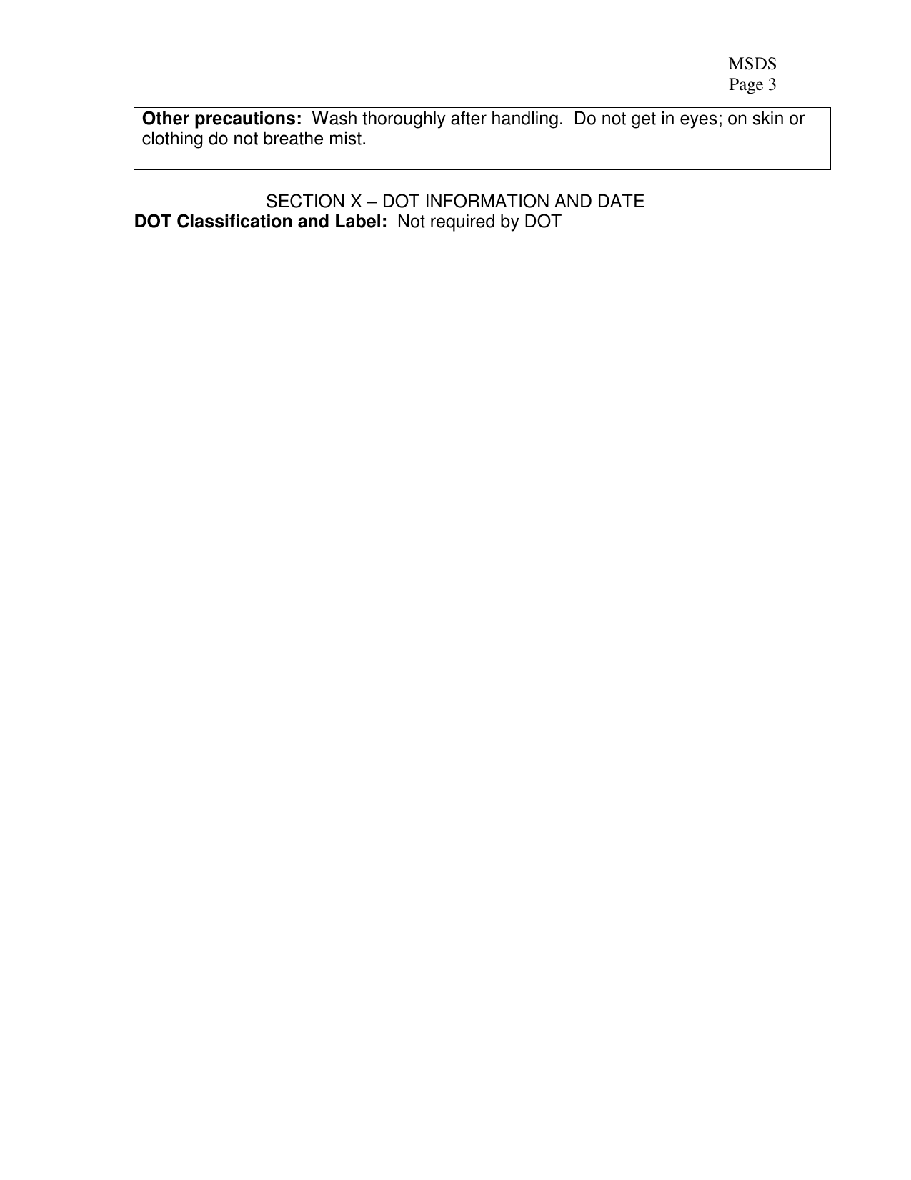 Page 3 of 3 - Organic 4 MSDS Info-Sheet  704930