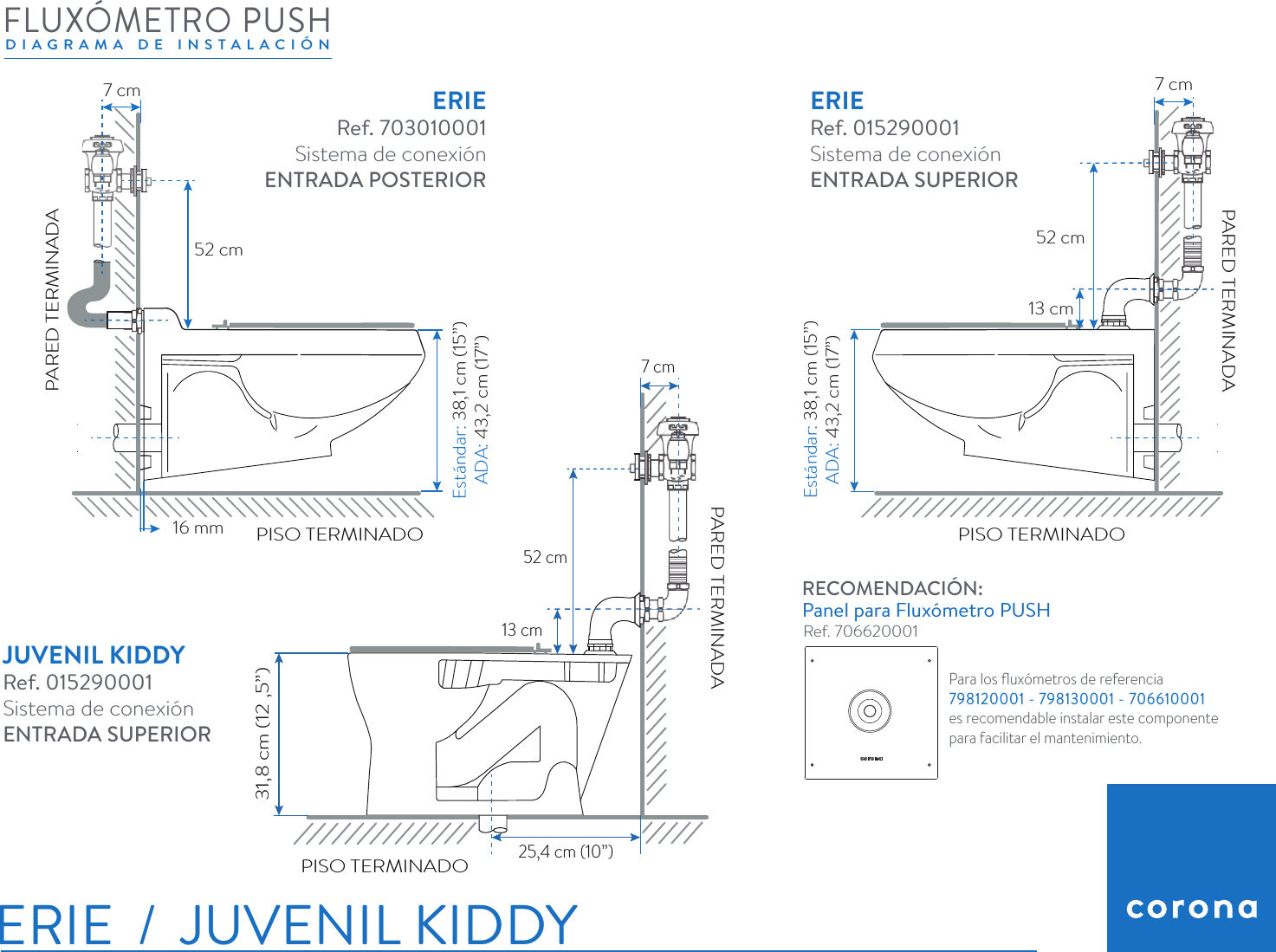 Page 2 of 2 - Diagrama De Instalación Fluxómetros PUSH  706610001-instructivo-de-instalacion-fluxometro