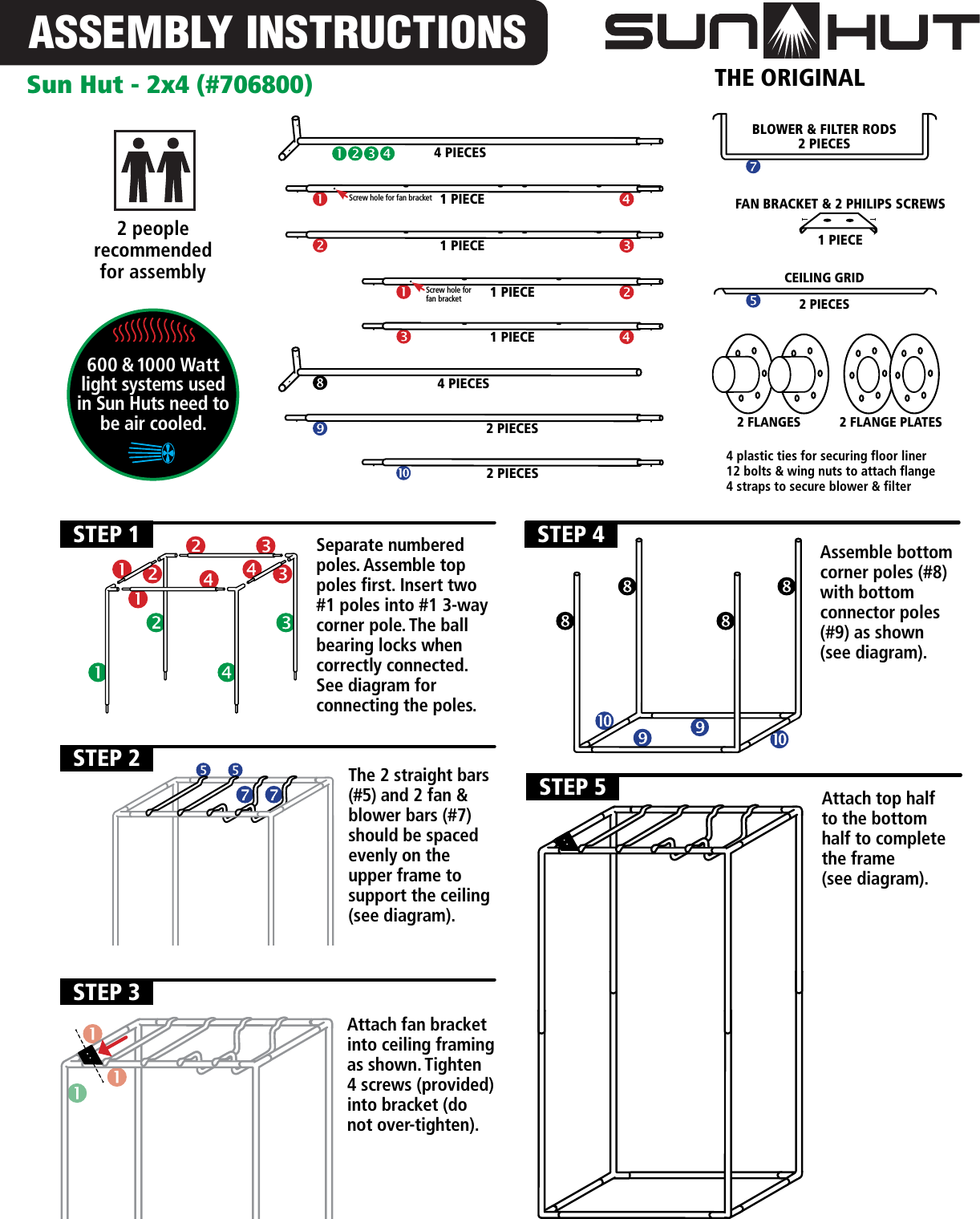 Page 1 of 2 - 706800 Instructions