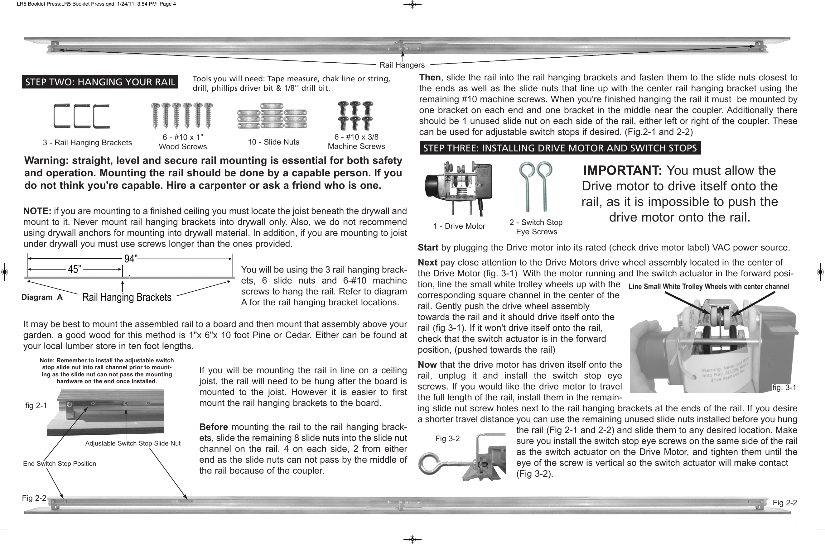 Page 4 of 4 - LR5 Booklet Press  710141 Instructions