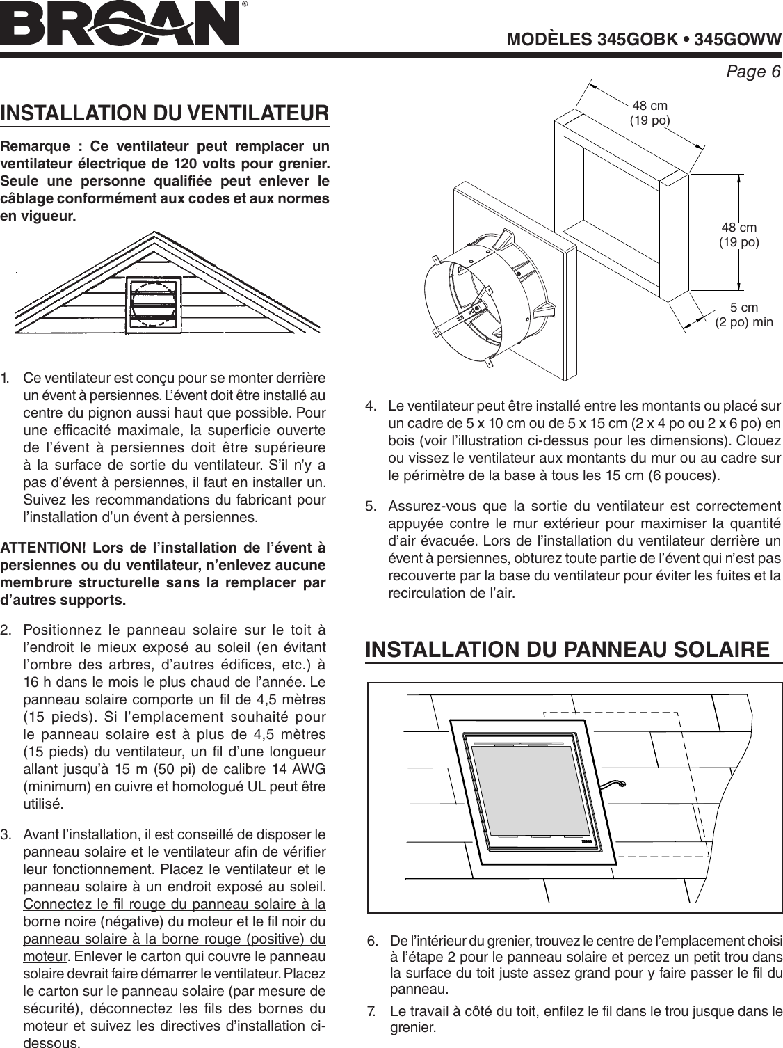 Page 6 of 12 - Installation Directions