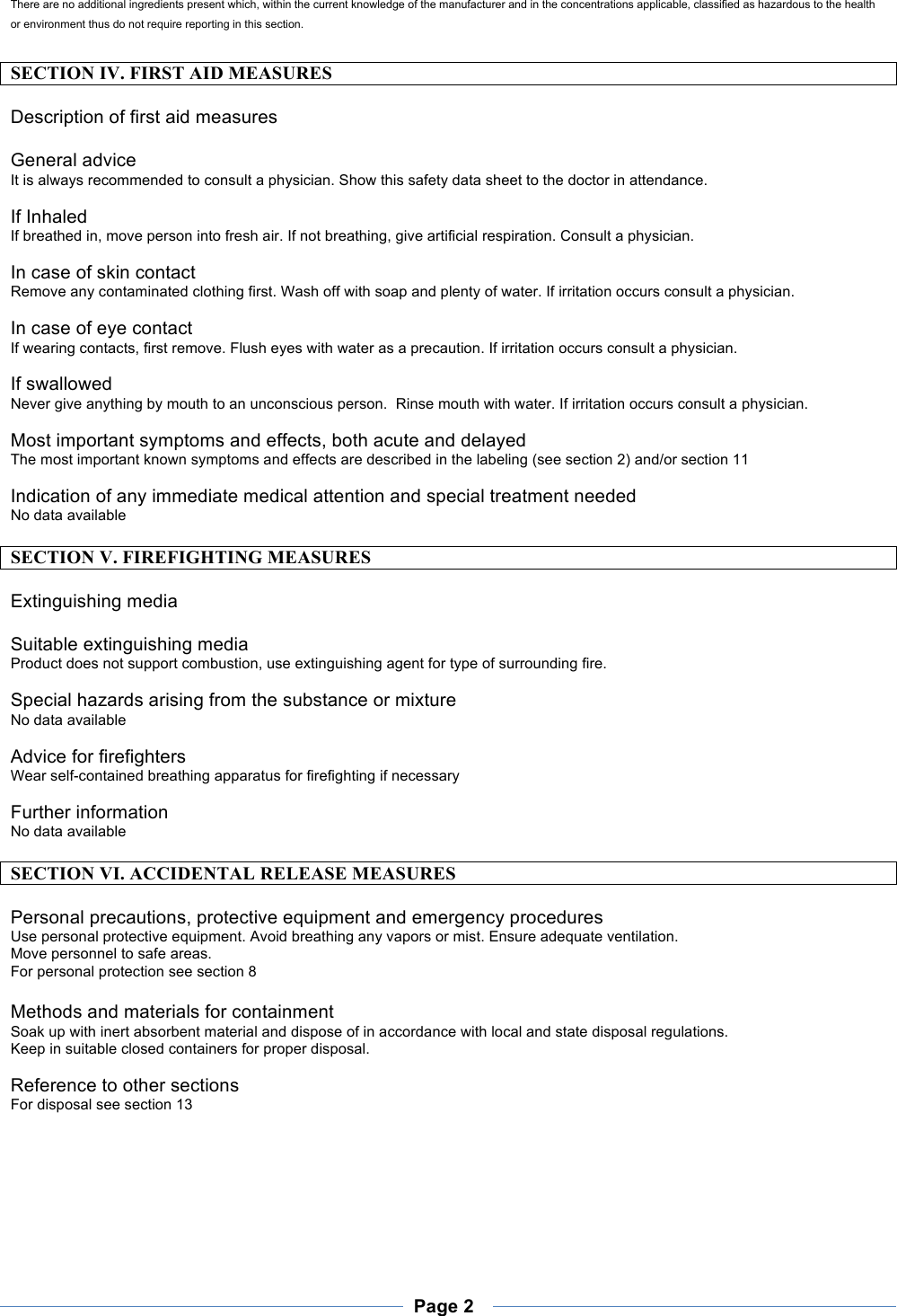 Page 2 of 7 - SDS -Alchemist PH Upx  722104