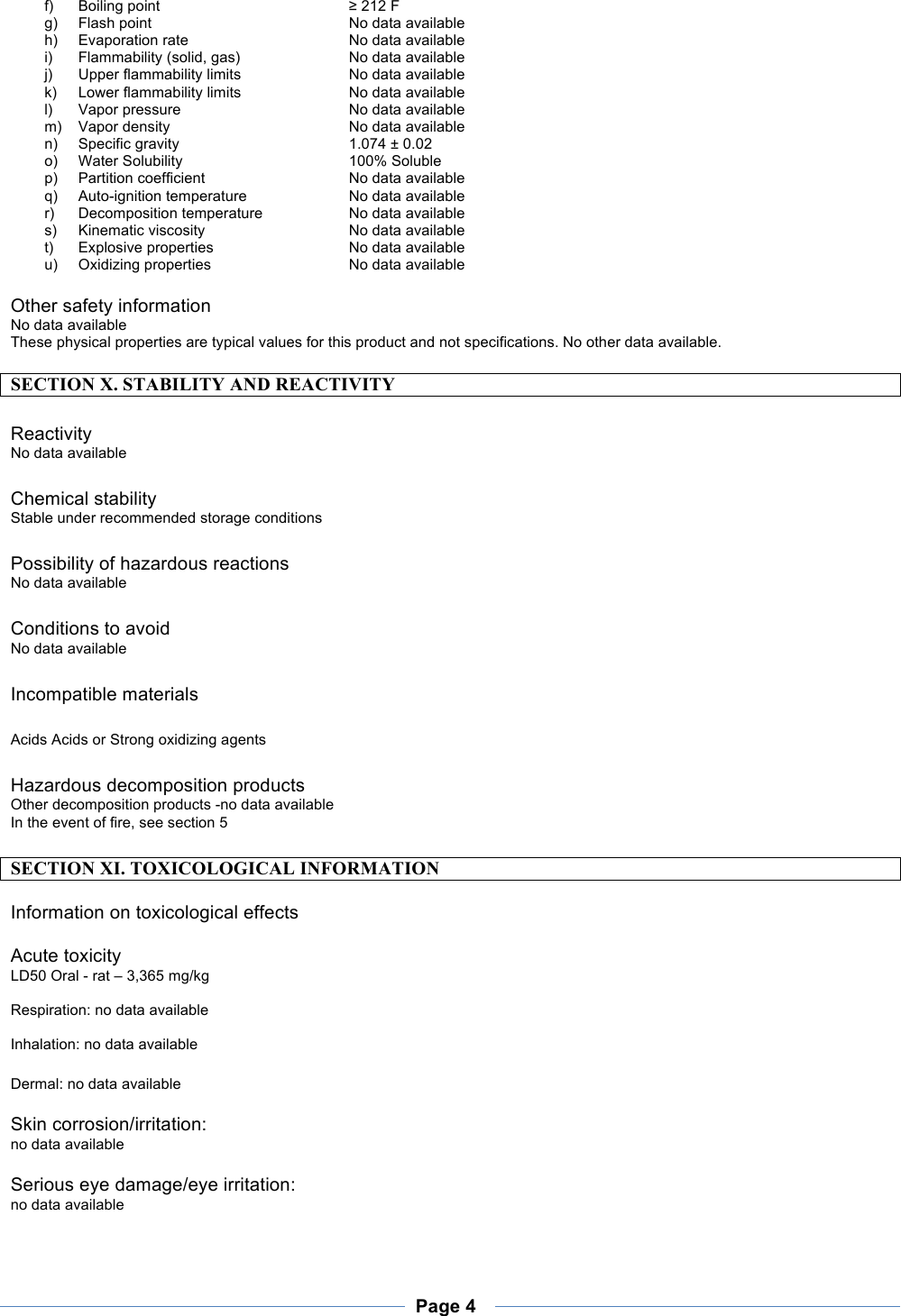 Page 4 of 7 - SDS -Alchemist PH Upx  722104