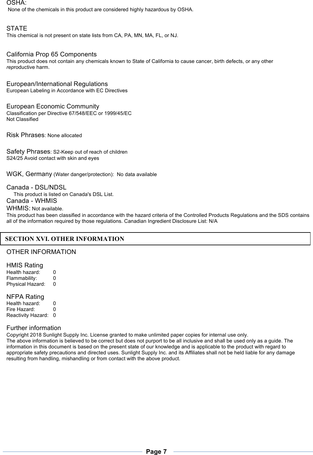 Page 7 of 7 - SDS -Alchemist PH Upx  722104