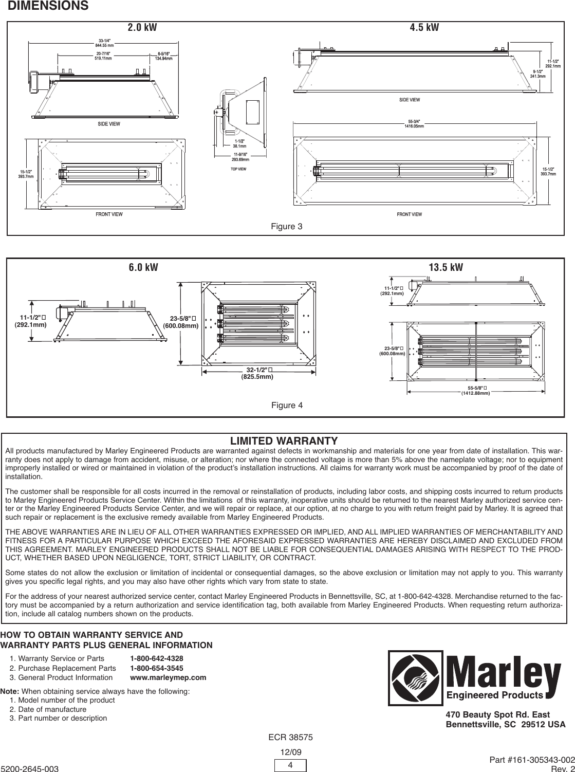 Page 4 of 4 - 5200-2645-000  Installation Directions