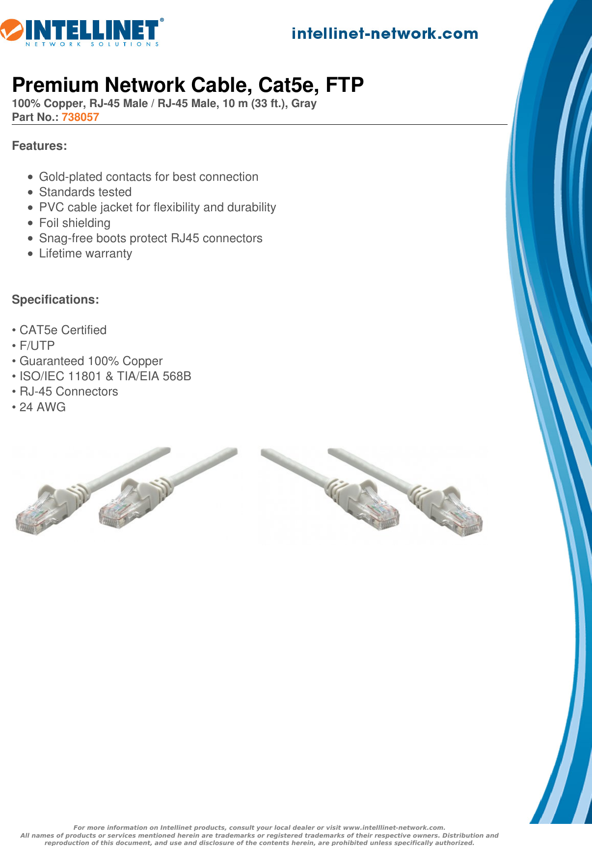 Page 1 of 2 - Datasheet  738057 English