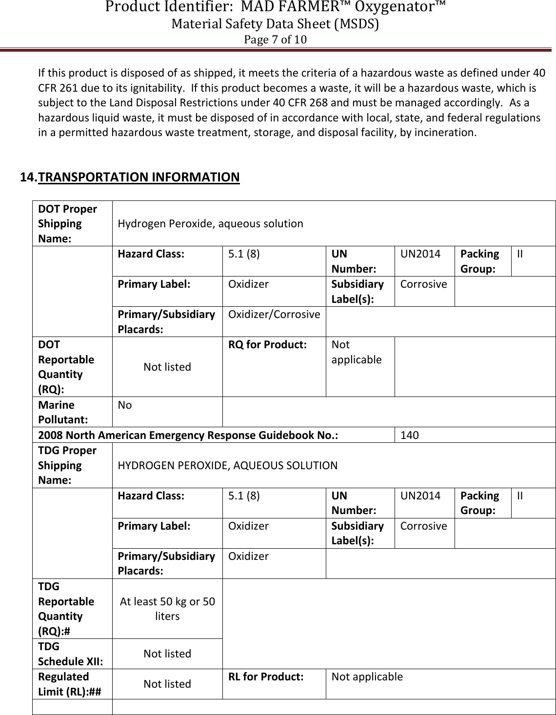 Page 7 of 10 - 749976 MSDS