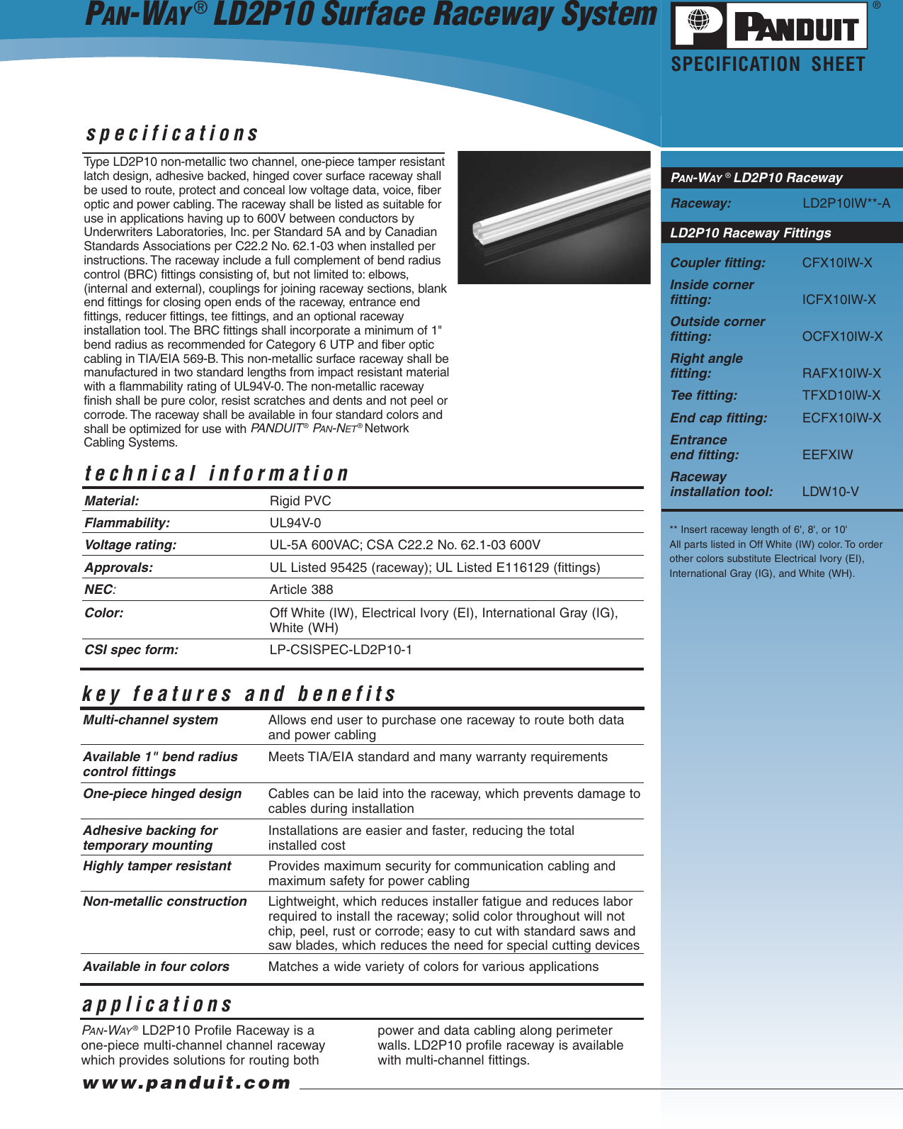Page 1 of 2 - LD2P10raceway  Brochure