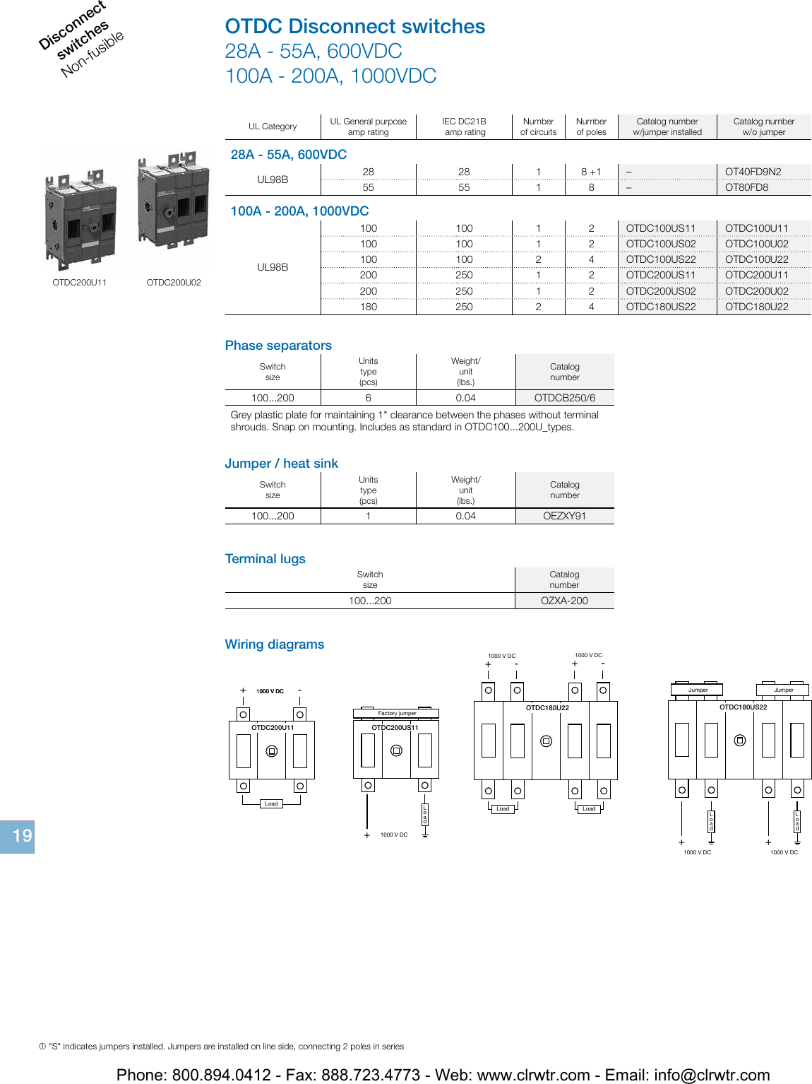 Page 12 of 12 - ABB Non-Fusible Disconnect Switches