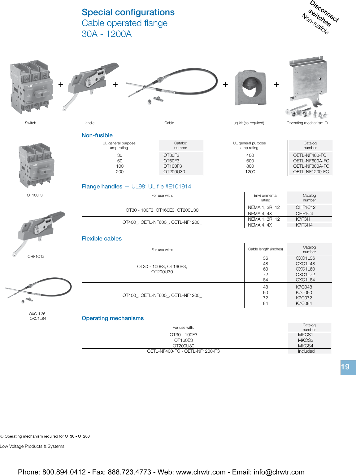 Page 9 of 12 - ABB Non-Fusible Disconnect Switches