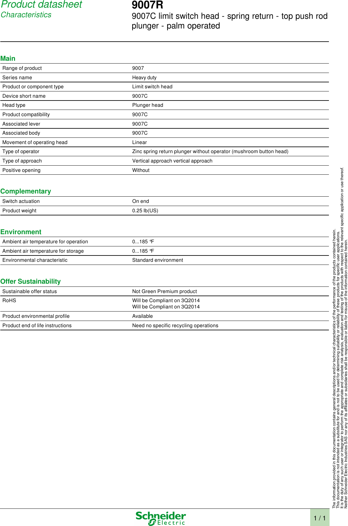 Page 1 of 1 - Product Detail Manual 