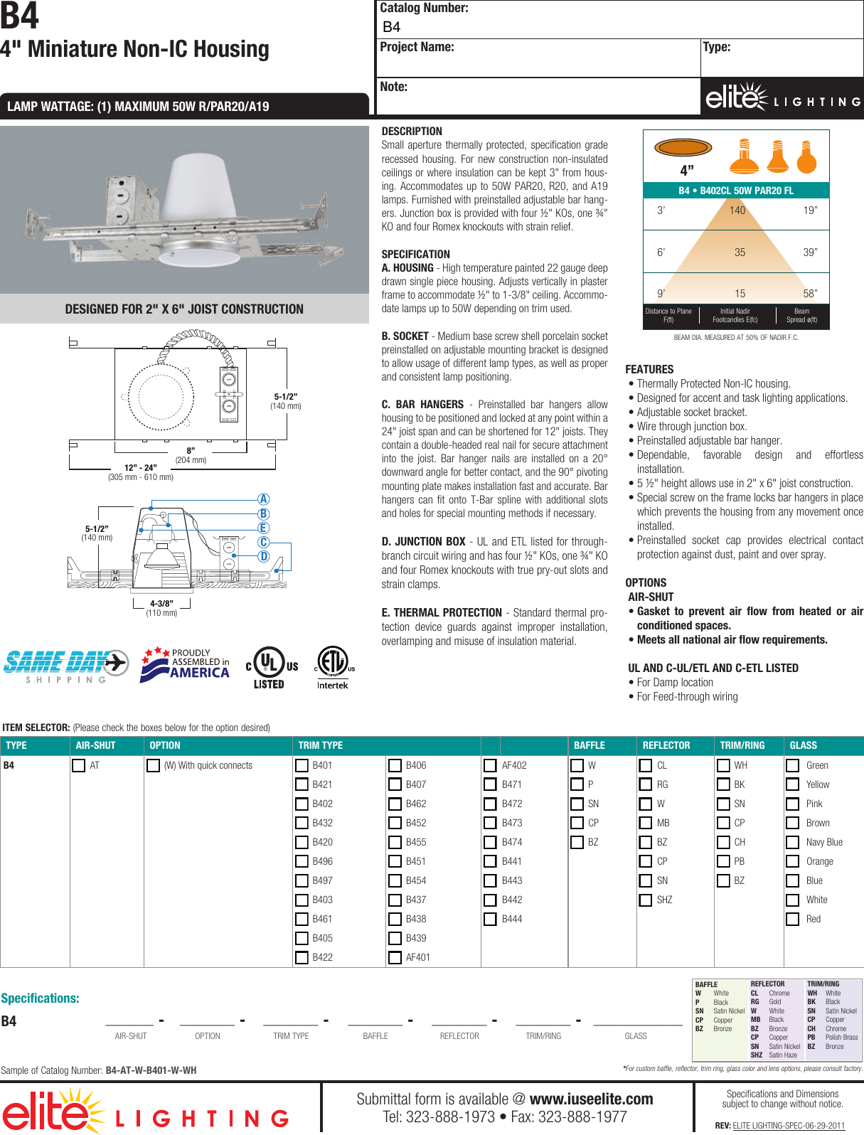 Page 1 of 4 - Product Detail Manual 
