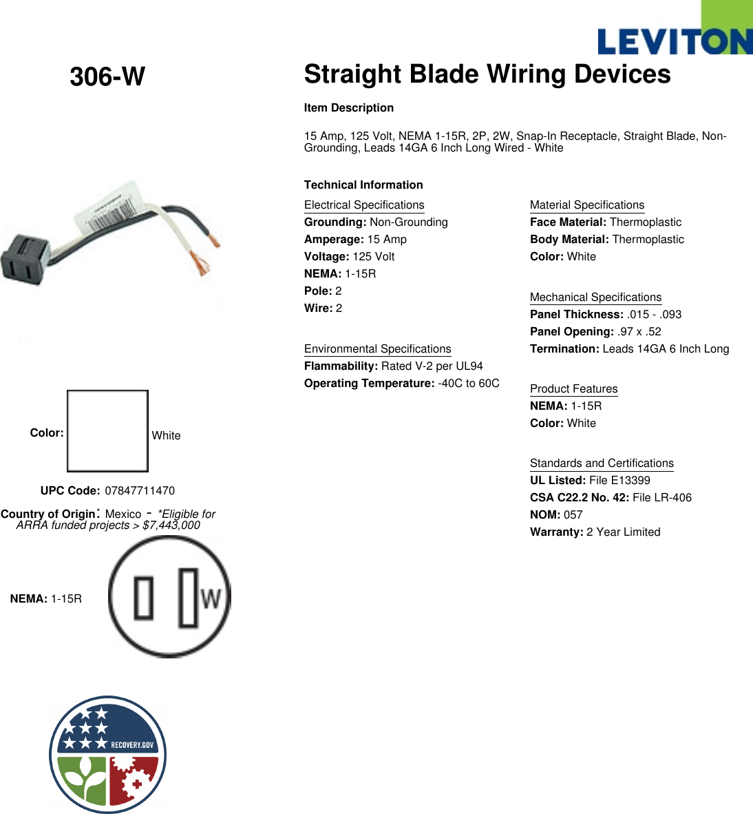 Page 1 of 3 - Product Detail Manual 