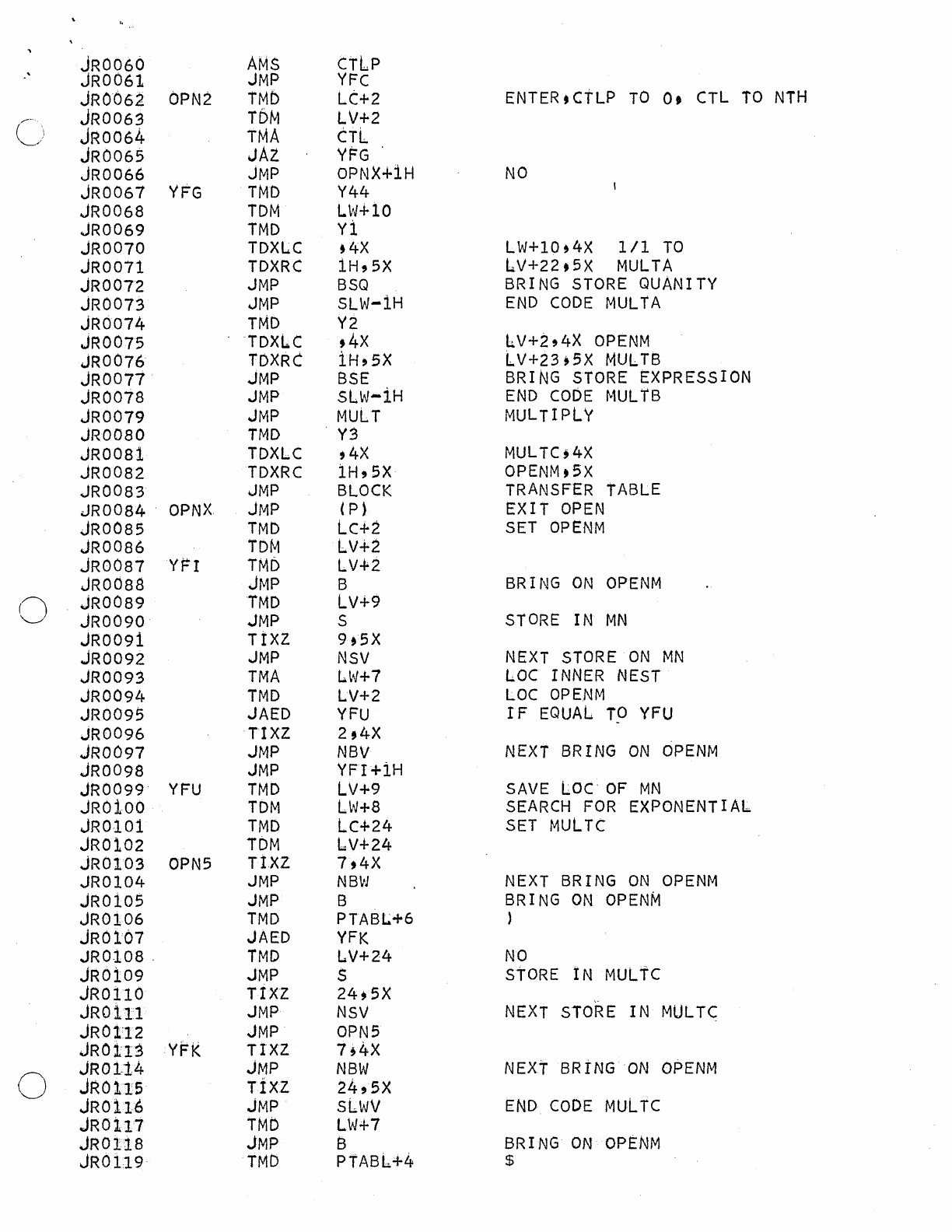 Algy Algebraic Manipulation Program Jun1961 Algy Algebraic Manipulation Program Jun1961