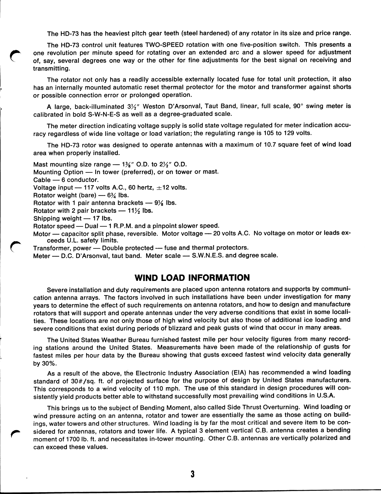 Page 3 of 5 - ALLIANCE--HD73-Rotator-User-Manual