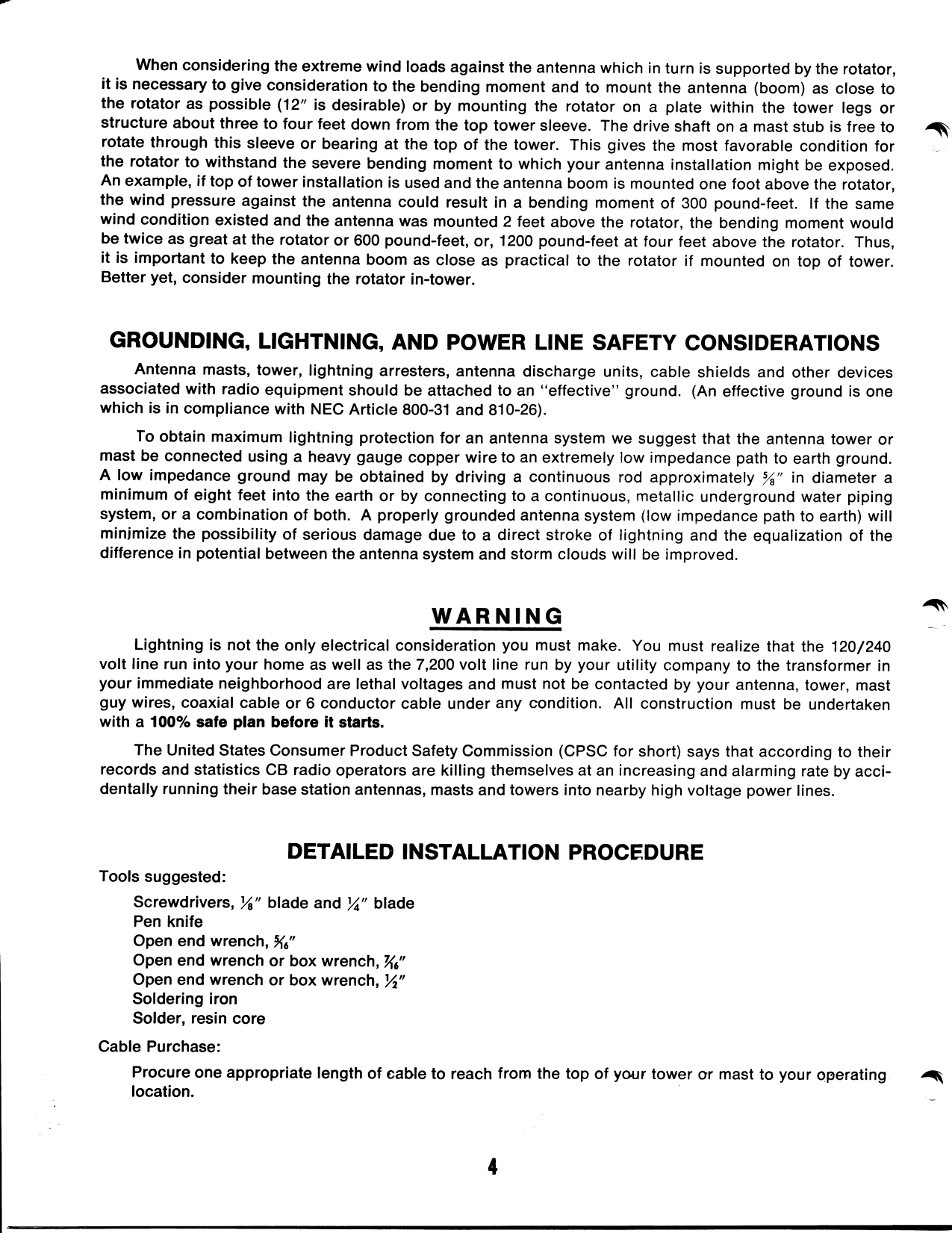 Page 4 of 5 - ALLIANCE--HD73-Rotator-User-Manual