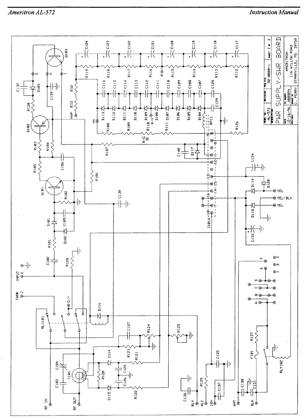 AL572 AMERITRON AL 572 User Manual