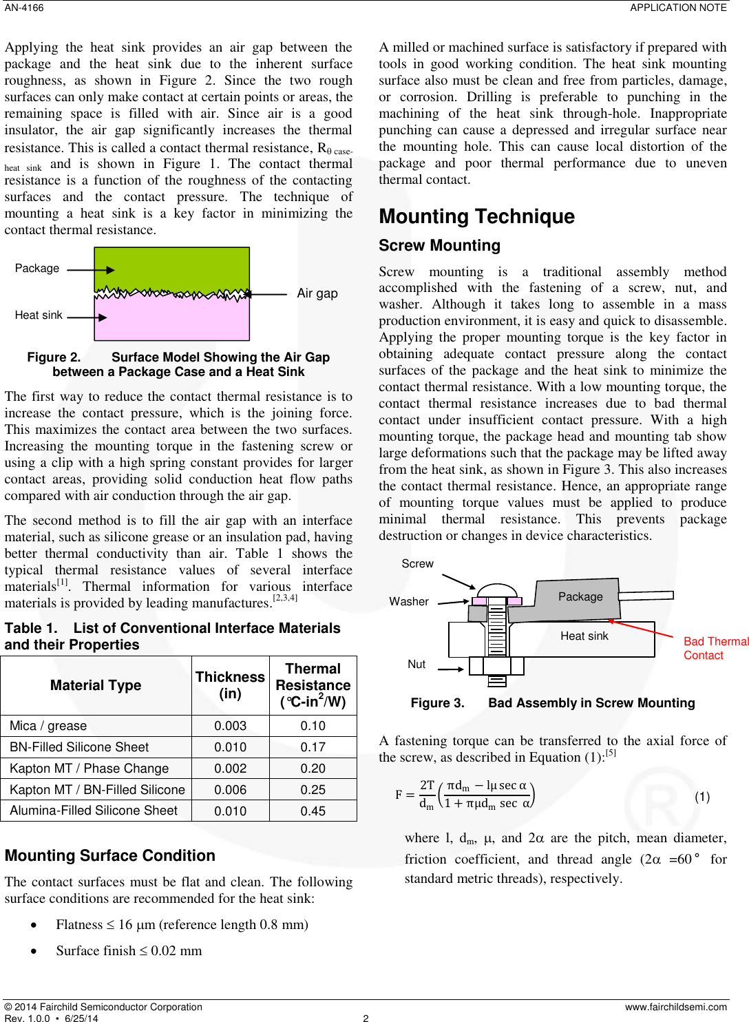 Page 3 of 10 - AN-4166 — Heat Sink Mounting Guide