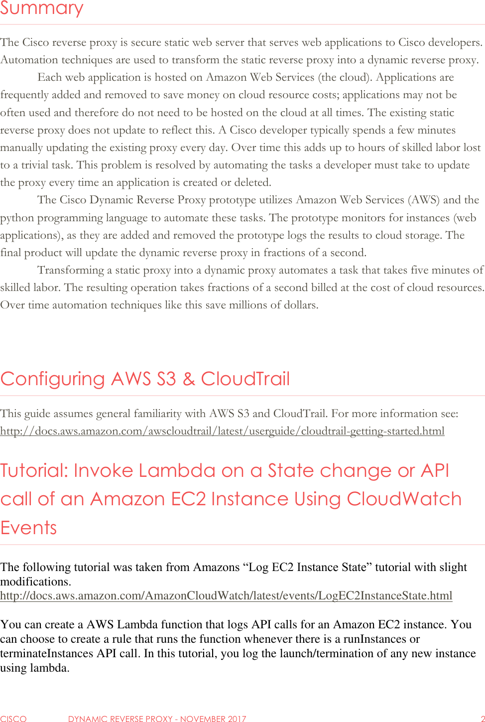 Page 3 of 8 - Cisco  Dynamic Reverse Proxy AWS Cloud Watch Instance Monitoring Guide