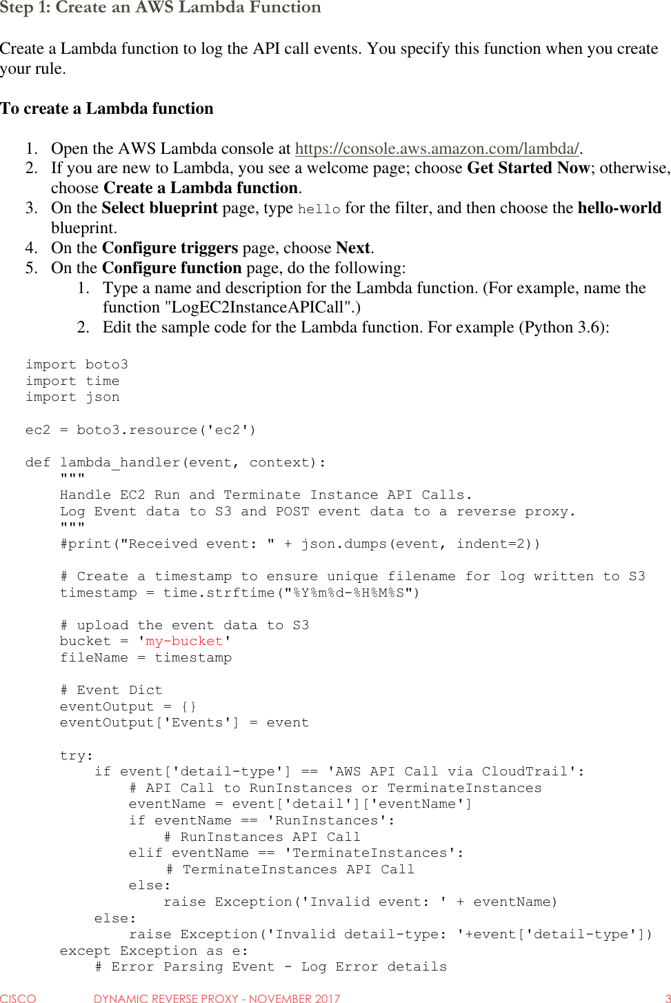 Page 4 of 8 - Cisco  Dynamic Reverse Proxy AWS Cloud Watch Instance Monitoring Guide