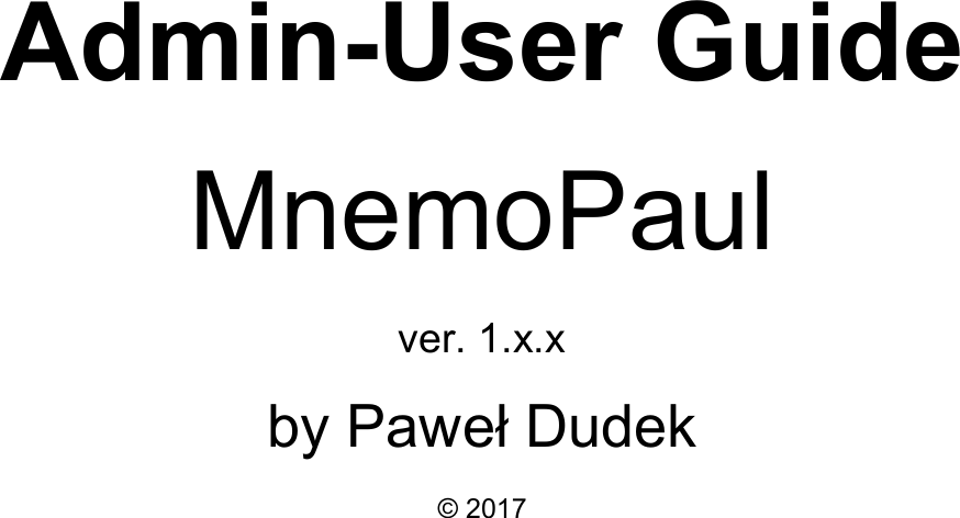 Page 1 of 8 - Admin-User Guide