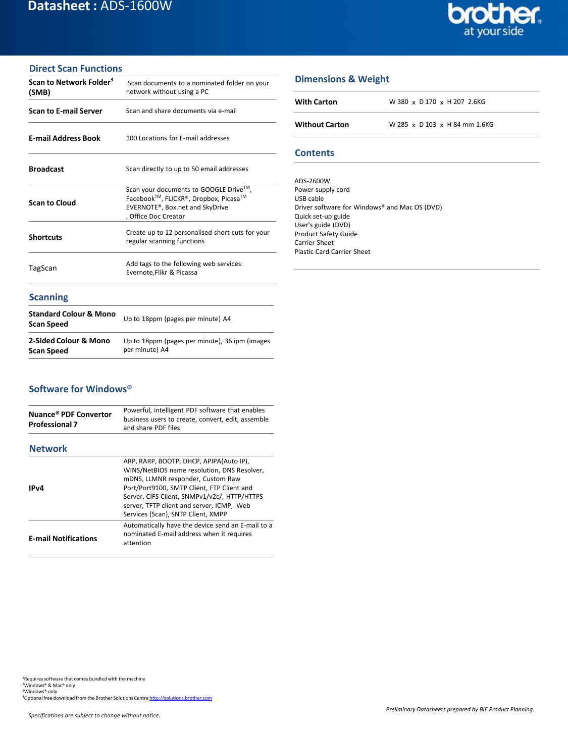 Page 2 of 2 - Ads1600W  1 User Manual