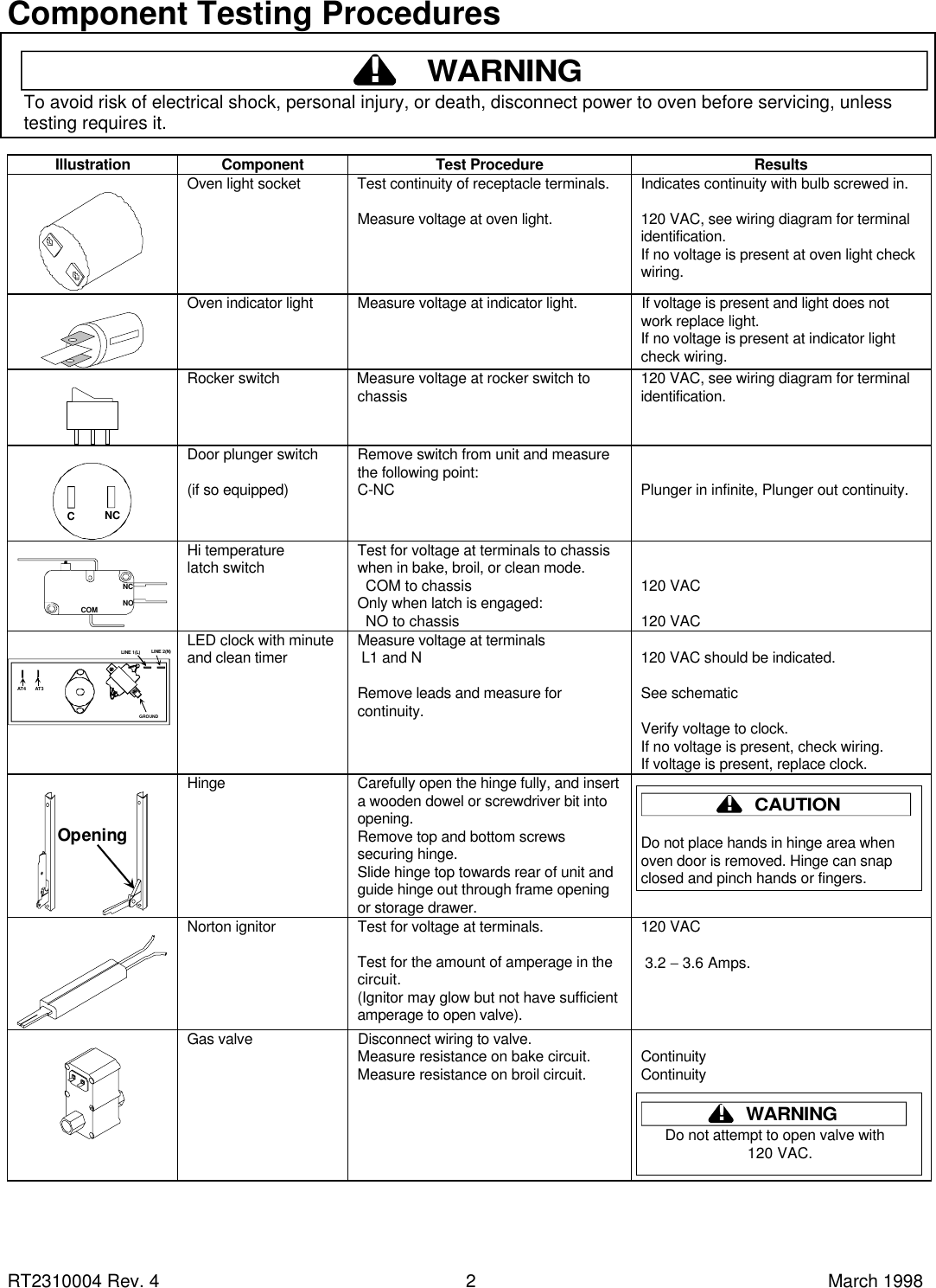 T231_4R4 Amana Gas Oven Bottom ARG7200