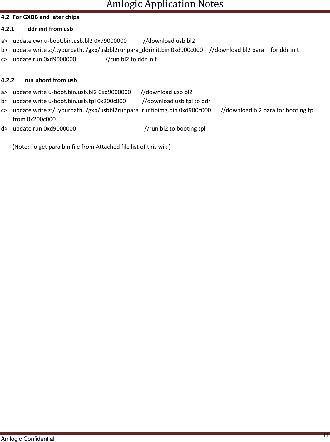 Page 11 of 12 - Amlogic Application Notes Update Usb Tool User Guide