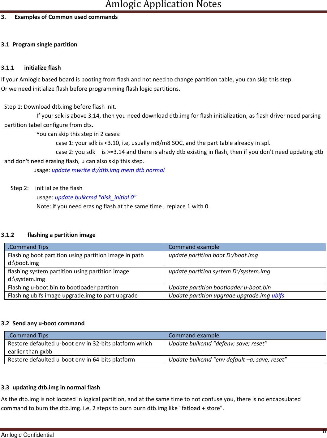 Page 8 of 12 - Amlogic Application Notes Update Usb Tool User Guide