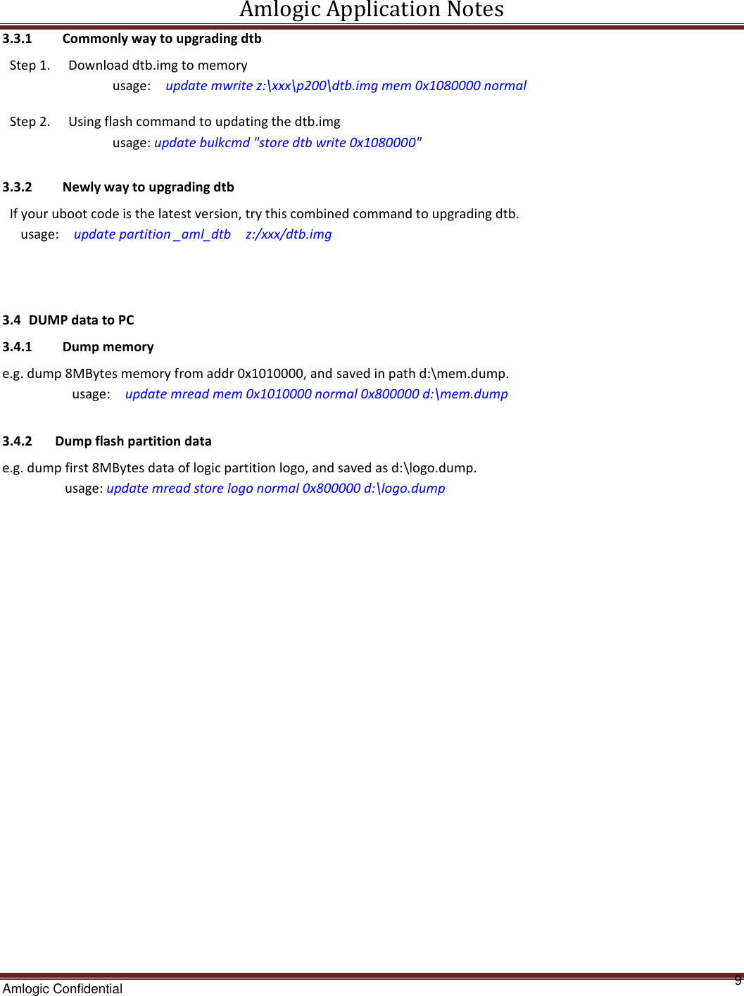 Page 9 of 12 - Amlogic Application Notes Update Usb Tool User Guide