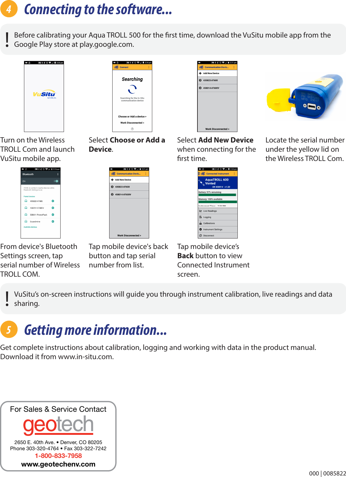 Page 3 of 3 - In-Situ Aqua TROLL 500 Quickstart Guide